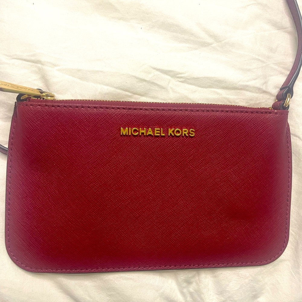 Michael Kors Red Crossbody Bag